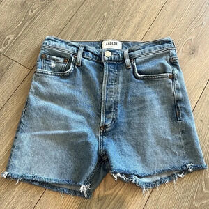 Agolde Denim Cut Off Shorts Nico Size 25